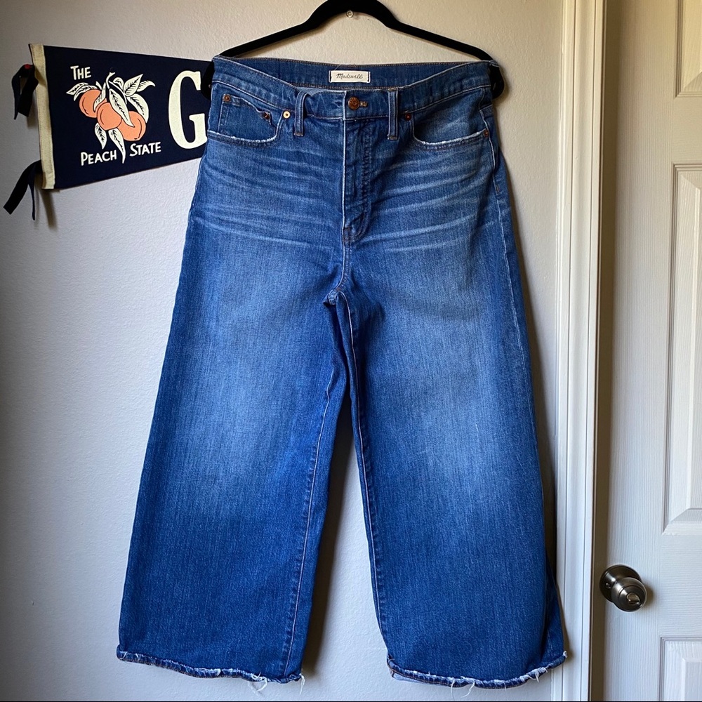 EUC Madewell wide leg crop